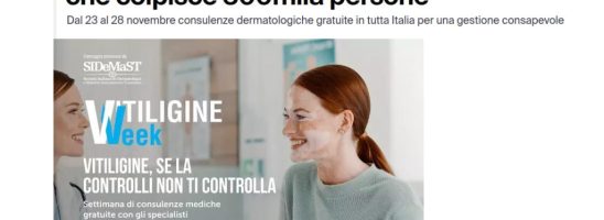 Vitiligine: separazione brutale…